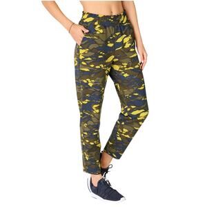 Fabletics‎ pure luxe camo margot pants womens medium lounge workout athleisure